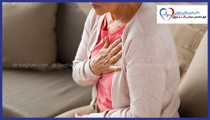 درد قفسه سینه در فرد مبتلا به فیبریلاسیون دهلیزی و علائم بینظمی ضربان قلب